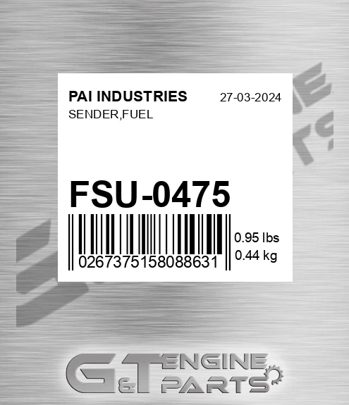 FSU-0475 Sender,fuel