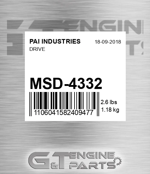 MSD-4332 Drive