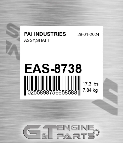 EAS-8738 Assy,shaft