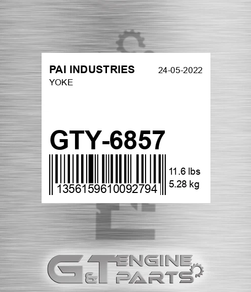 GTY-6857 Yoke