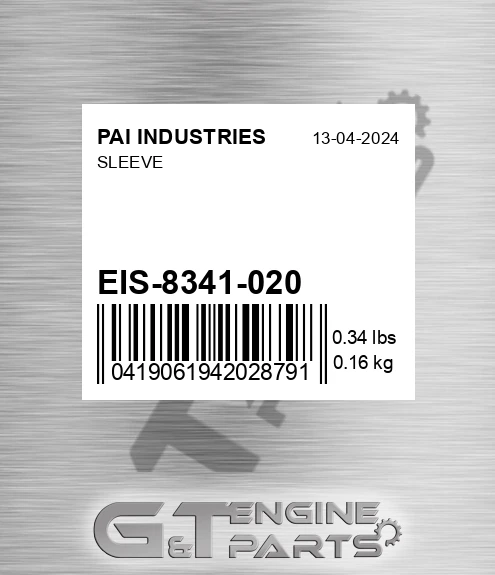 EIS-8341-020 Sleeve