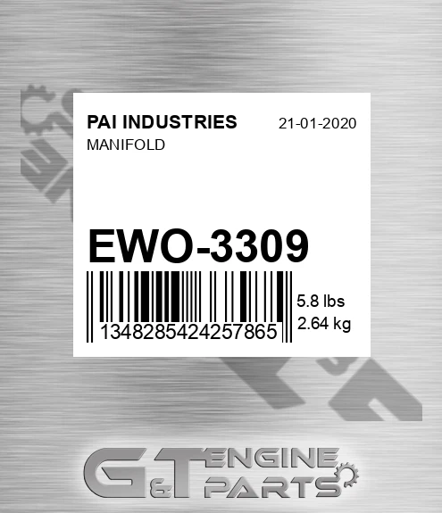 EWO-3309 Manifold