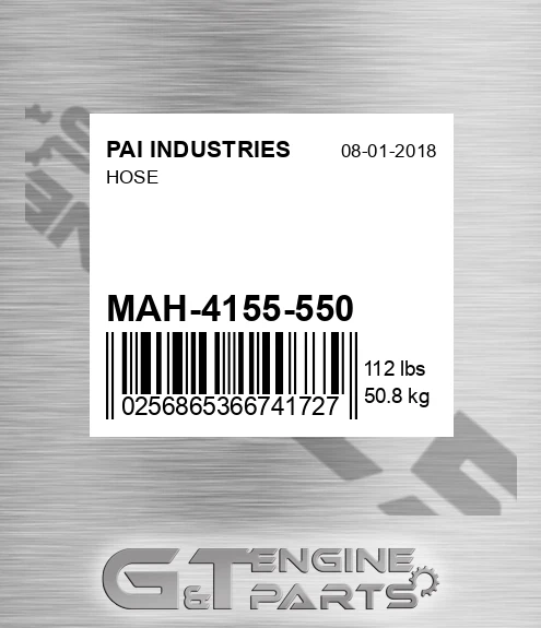 MAH-4155-550 Hose