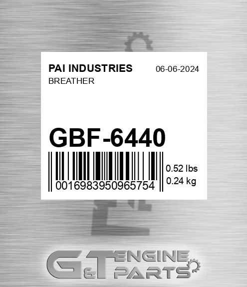 GBF-6440 Breather