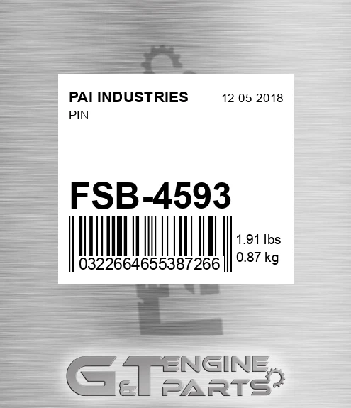FSB-4593 Pin