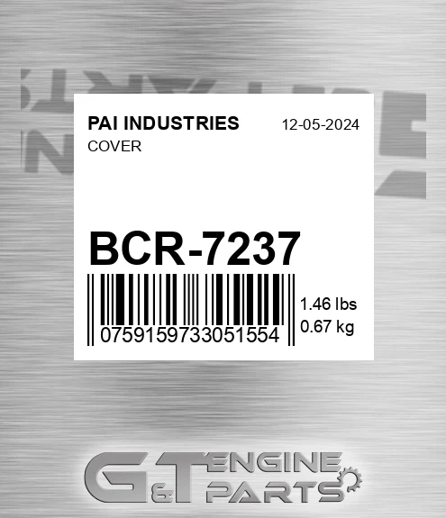 BCR-7237 Cover