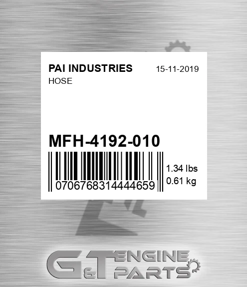 MFH-4192-010 Hose