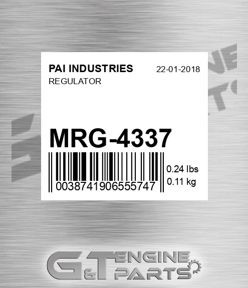 MRG-4337 Regulator