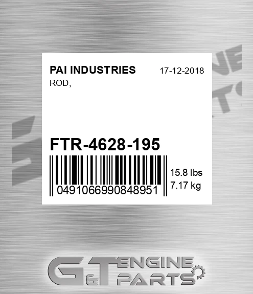 FTR-4628-195 Rod,