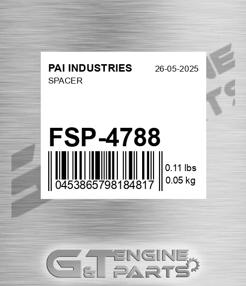 FSP-4788 Spacer