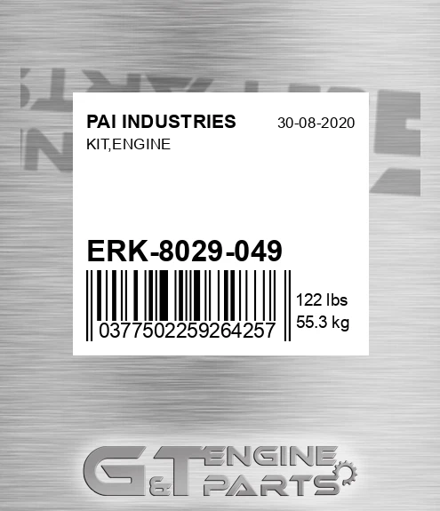 ERK-8029-049 Kit,engine for PAI INDUSTRIES