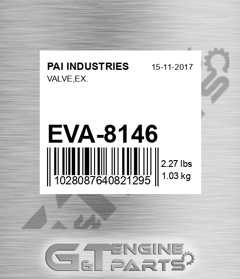 EVA-8146 Valve,ex.