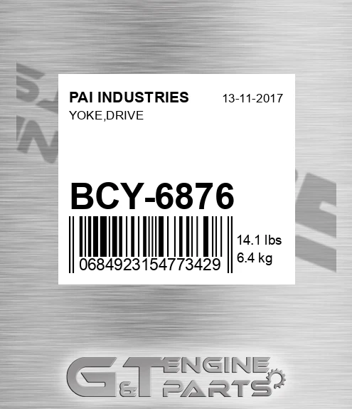 BCY-6876 Yoke,drive
