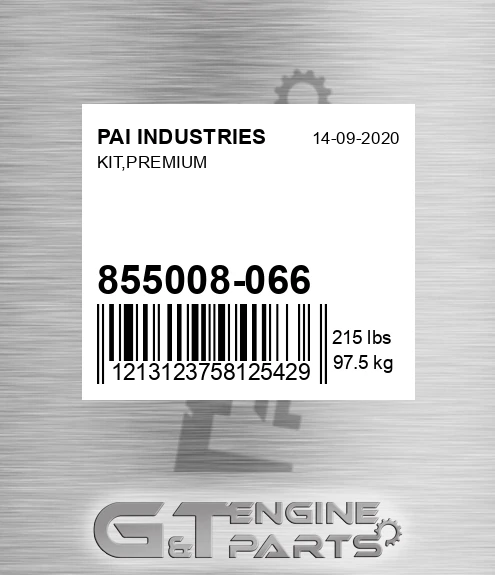 855008-066 Kit,premium for PAI INDUSTRIES