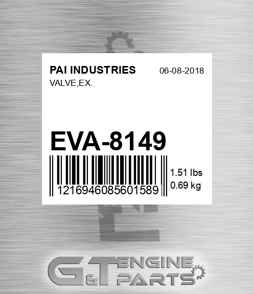 EVA-8149 Valve,ex.
