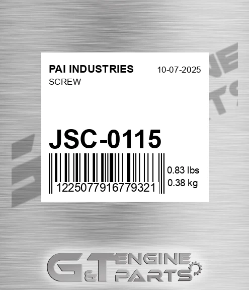 JSC-0115 Screw