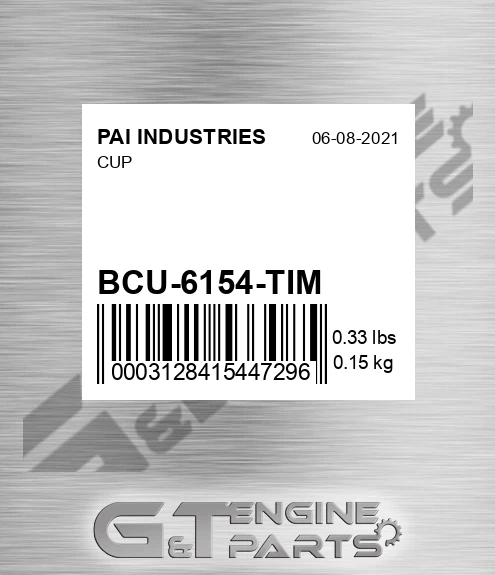 BCU-6154-TIM Cup