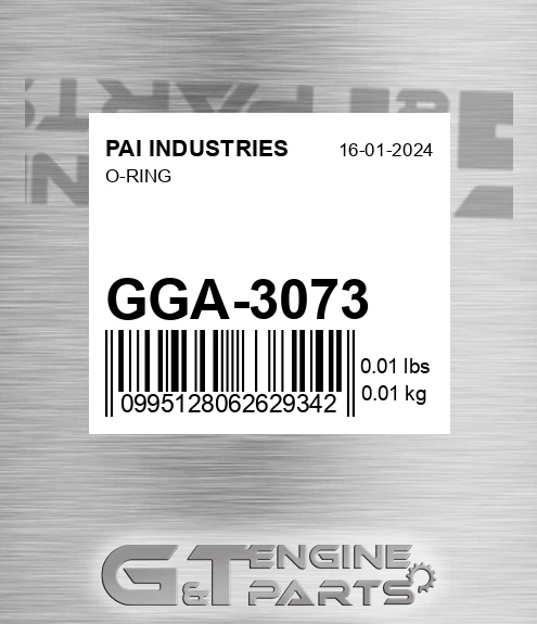 GGA-3073 O-ring for PAI INDUSTRIES