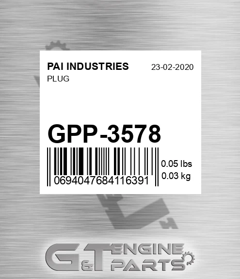 GPP-3578 Plug