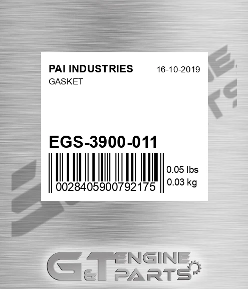 EGS-3900-011 Gasket