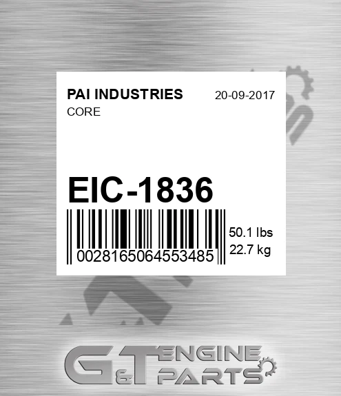 EIC-1836 Core