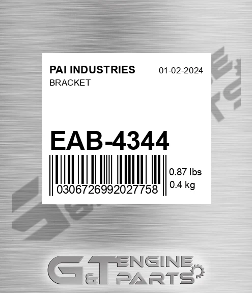 EAB-4344 Bracket