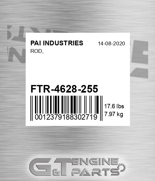 FTR-4628-255 Rod, for PAI INDUSTRIES