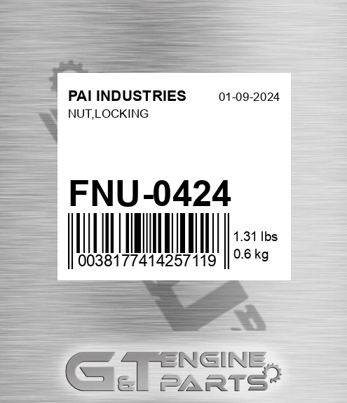 FNU-0424 Nut,locking