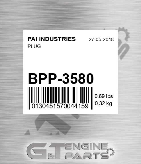 BPP-3580 Plug