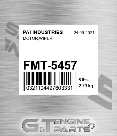 FMT-5457 Motor,wiper