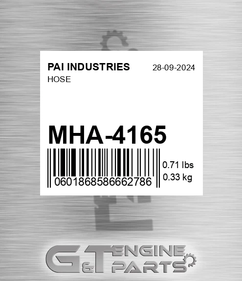 MHA-4165 Hose
