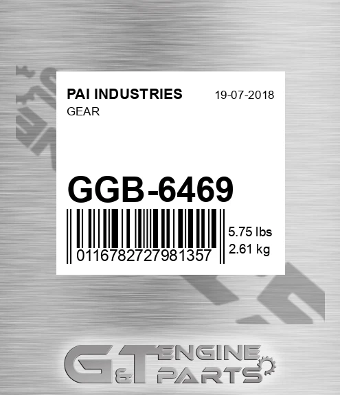 GGB-6469 Gear