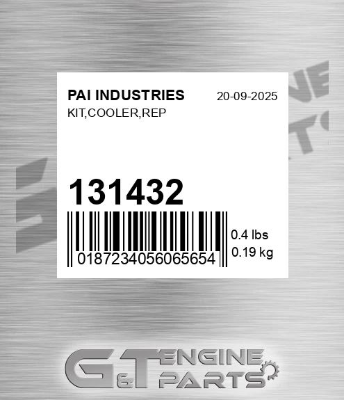 131432 Kit,cooler,rep for PAI INDUSTRIES