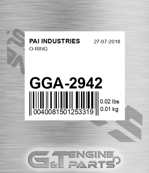 GGA-2942 O-ring
