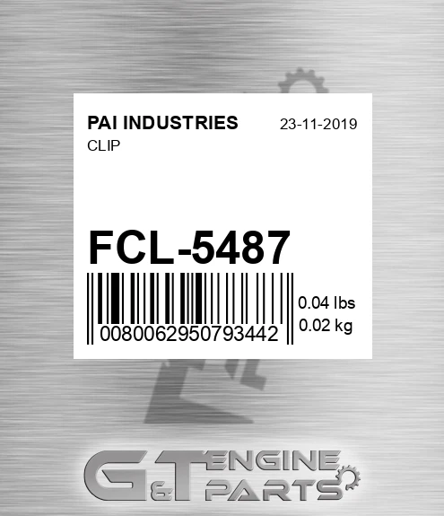 FCL-5487 Clip