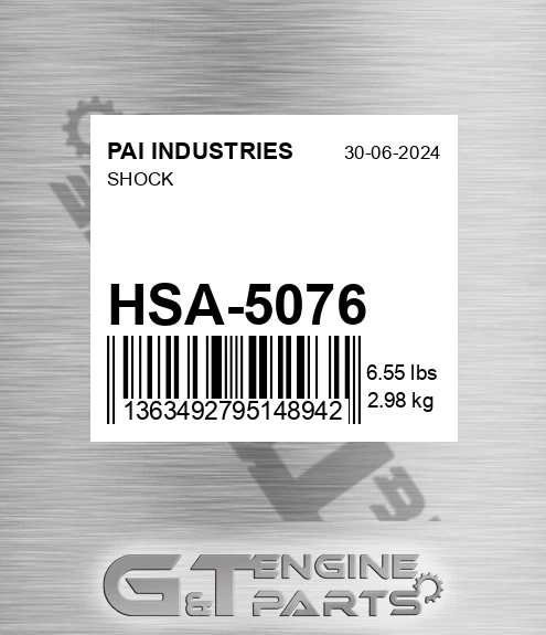 HSA-5076 Shock