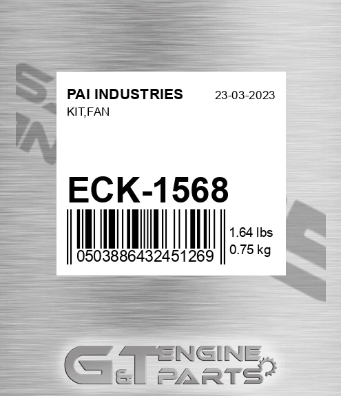 ECK-1568 Kit,fan for PAI INDUSTRIES