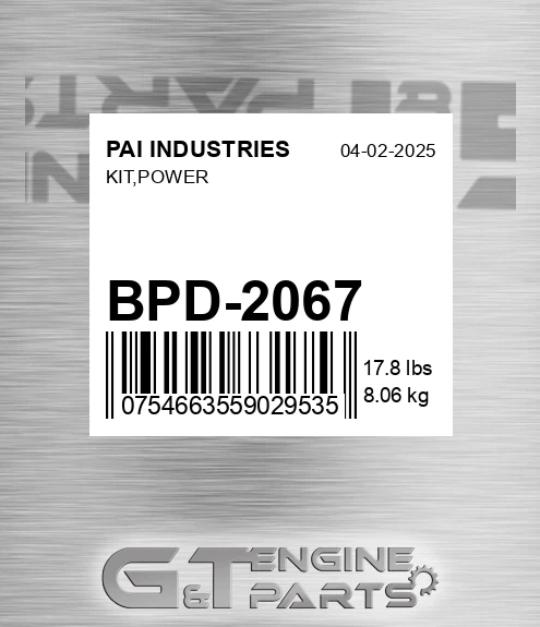 BPD-2067 Kit,power