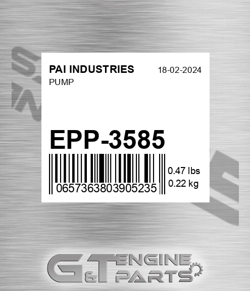 EPP-3585 Pump