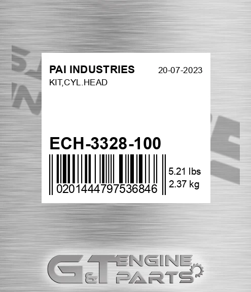 ECH-3328-100 Kit,cyl.head