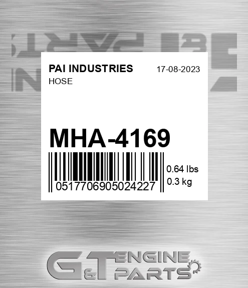 MHA-4169 Hose