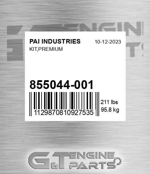 855044-001 Kit,premium for PAI INDUSTRIES