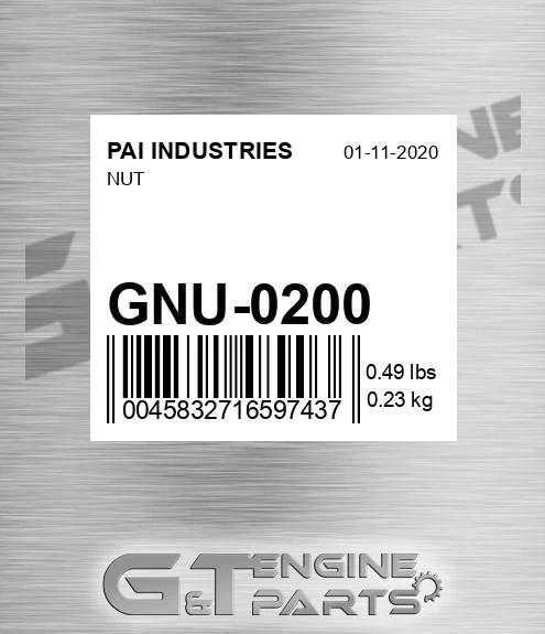 GNU-0200 Nut