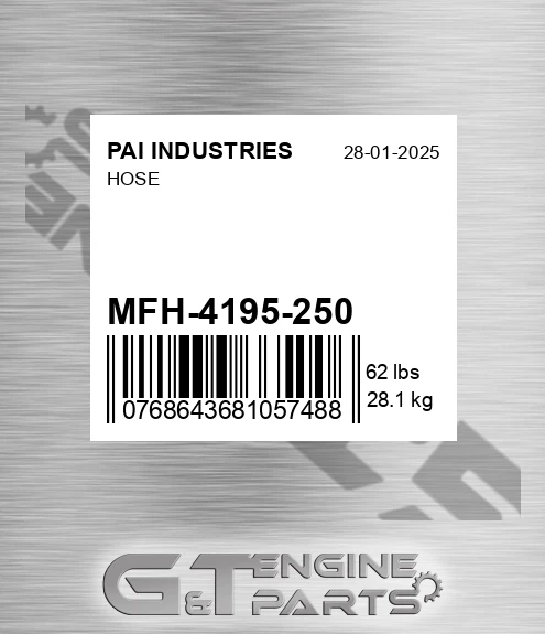 MFH-4195-250 Hose
