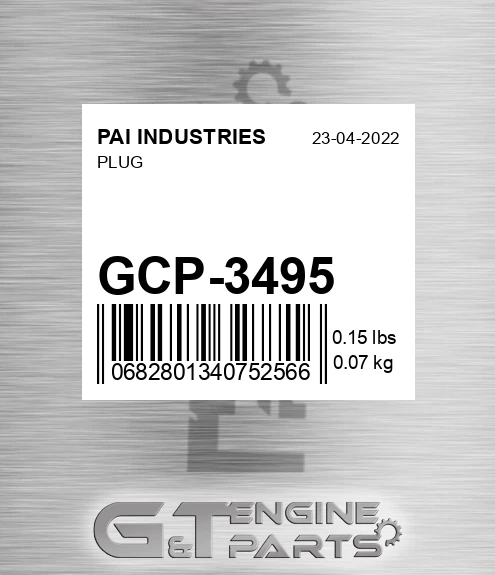 GCP-3495 Plug