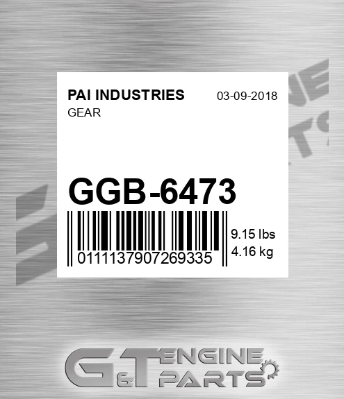 GGB-6473 Gear