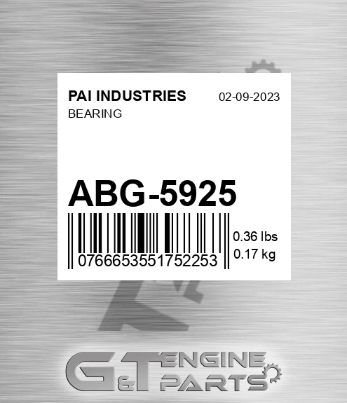 ABG-5925 Bearing
