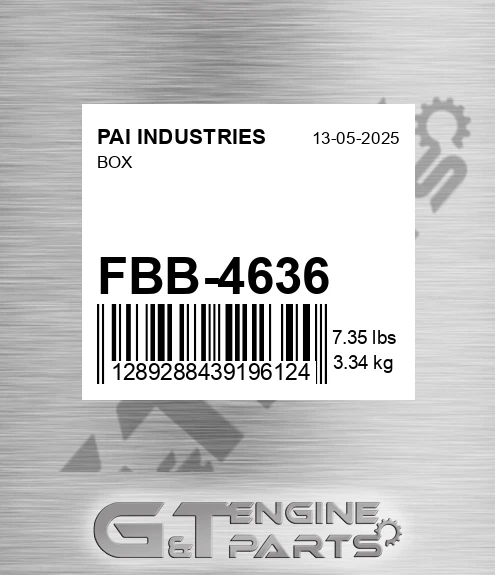 FBB-4636 Box