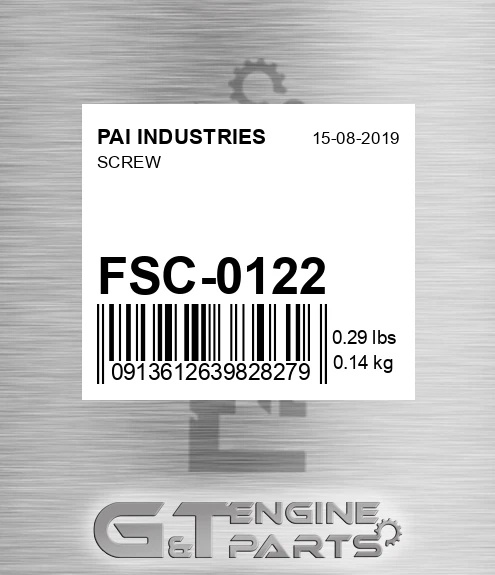 FSC-0122 Screw