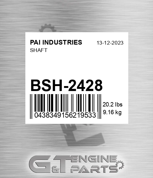 BSH-2428 Shaft
